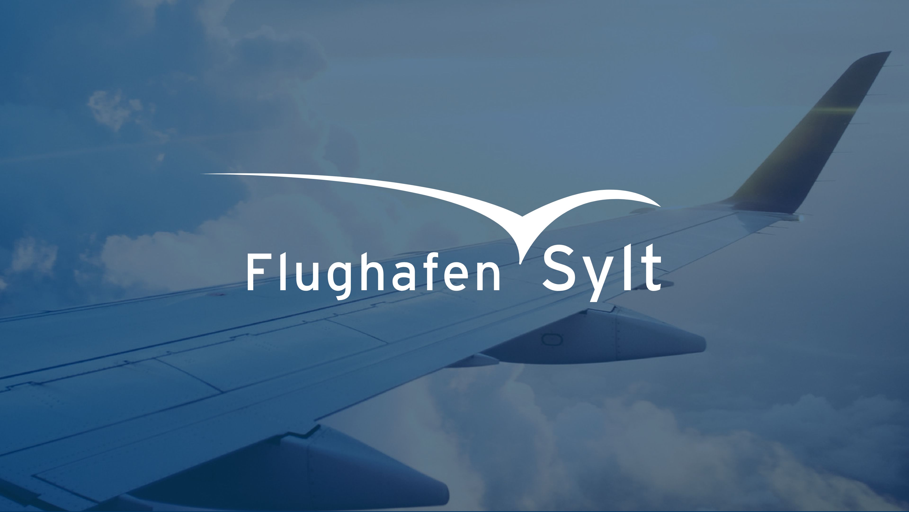 Das Logo von Flughafen Sylt als overlay