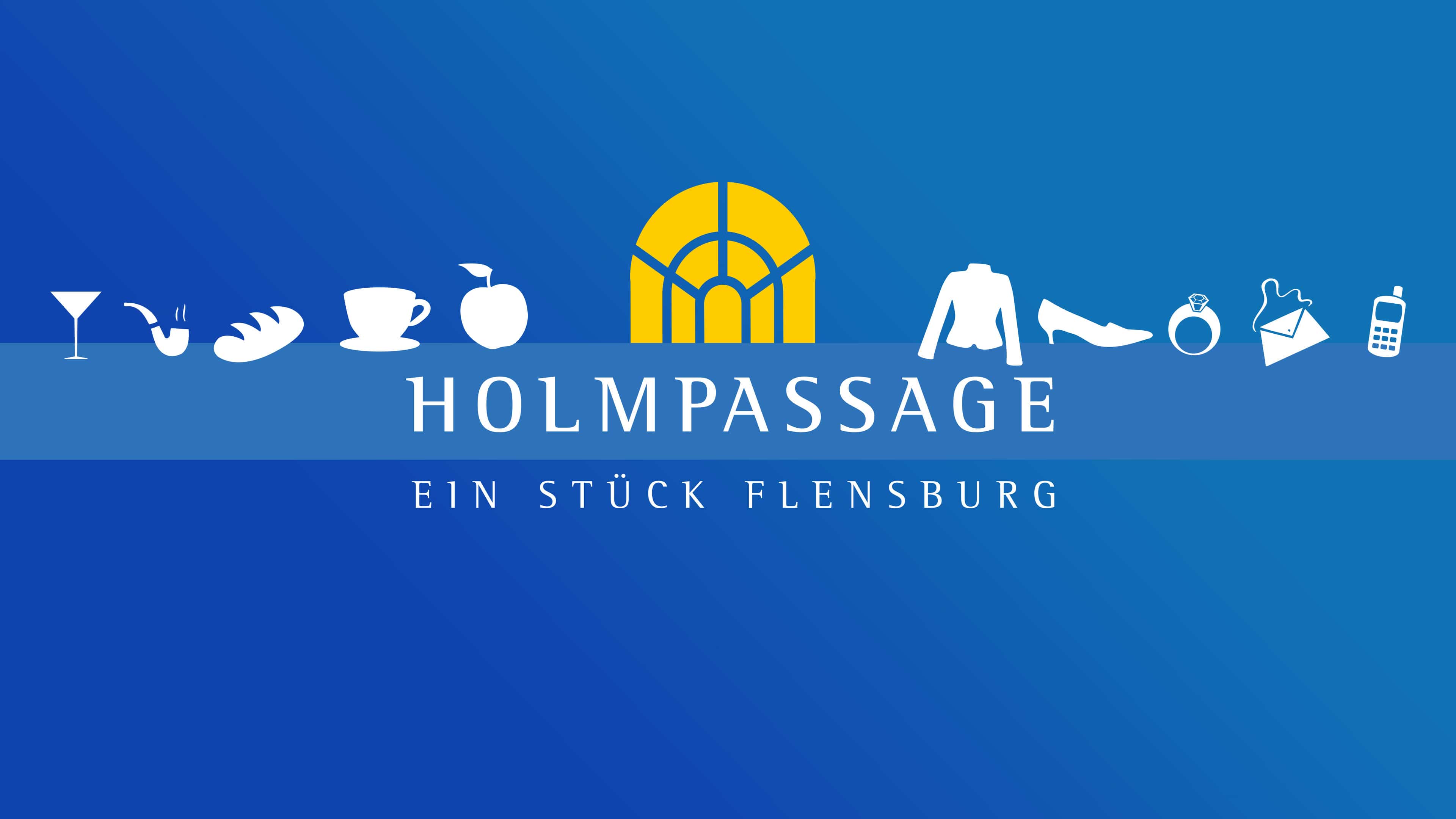 Das Logo der Holmpassage