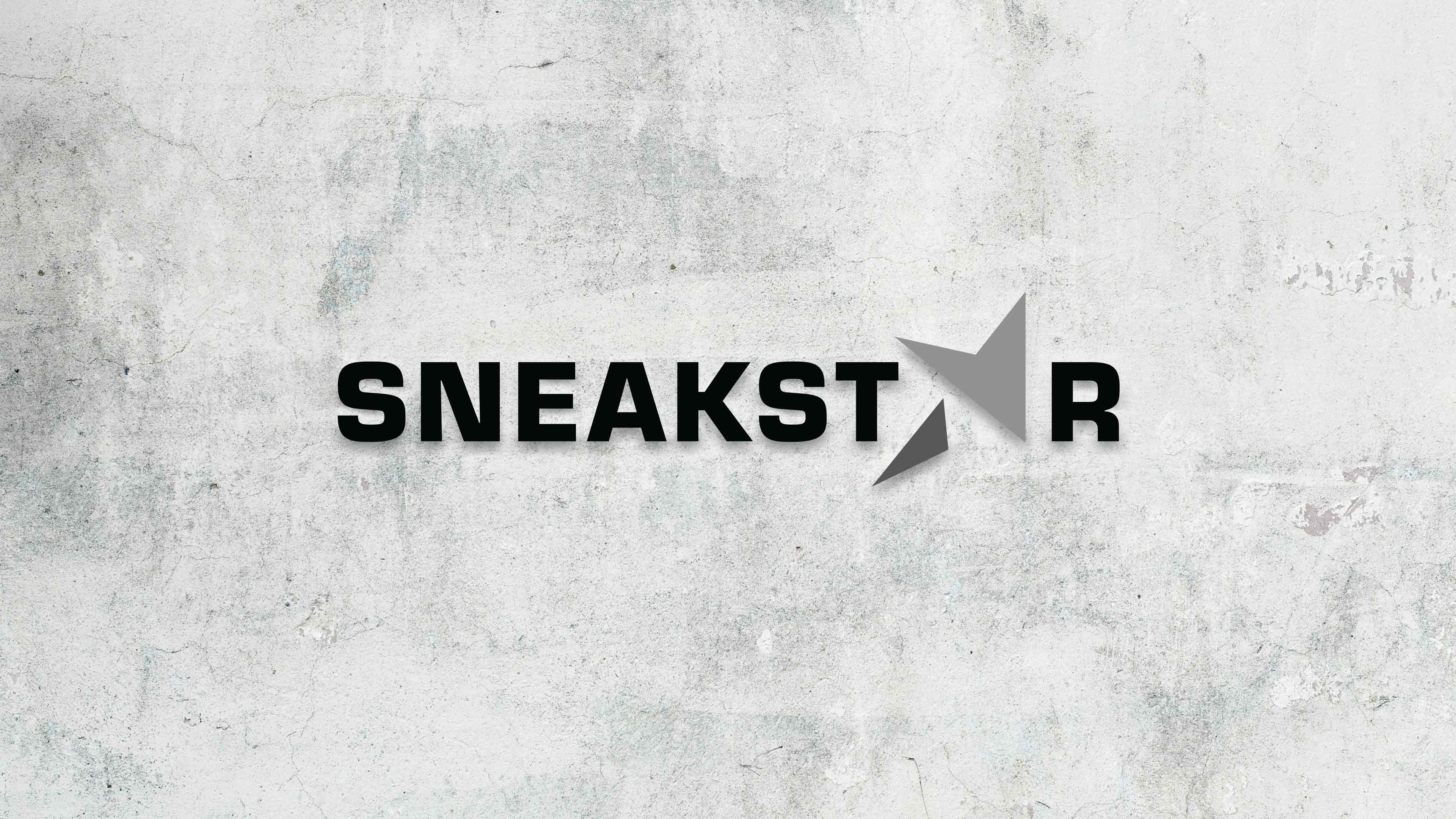 Sneakstar Logo mit einem grauen Stern