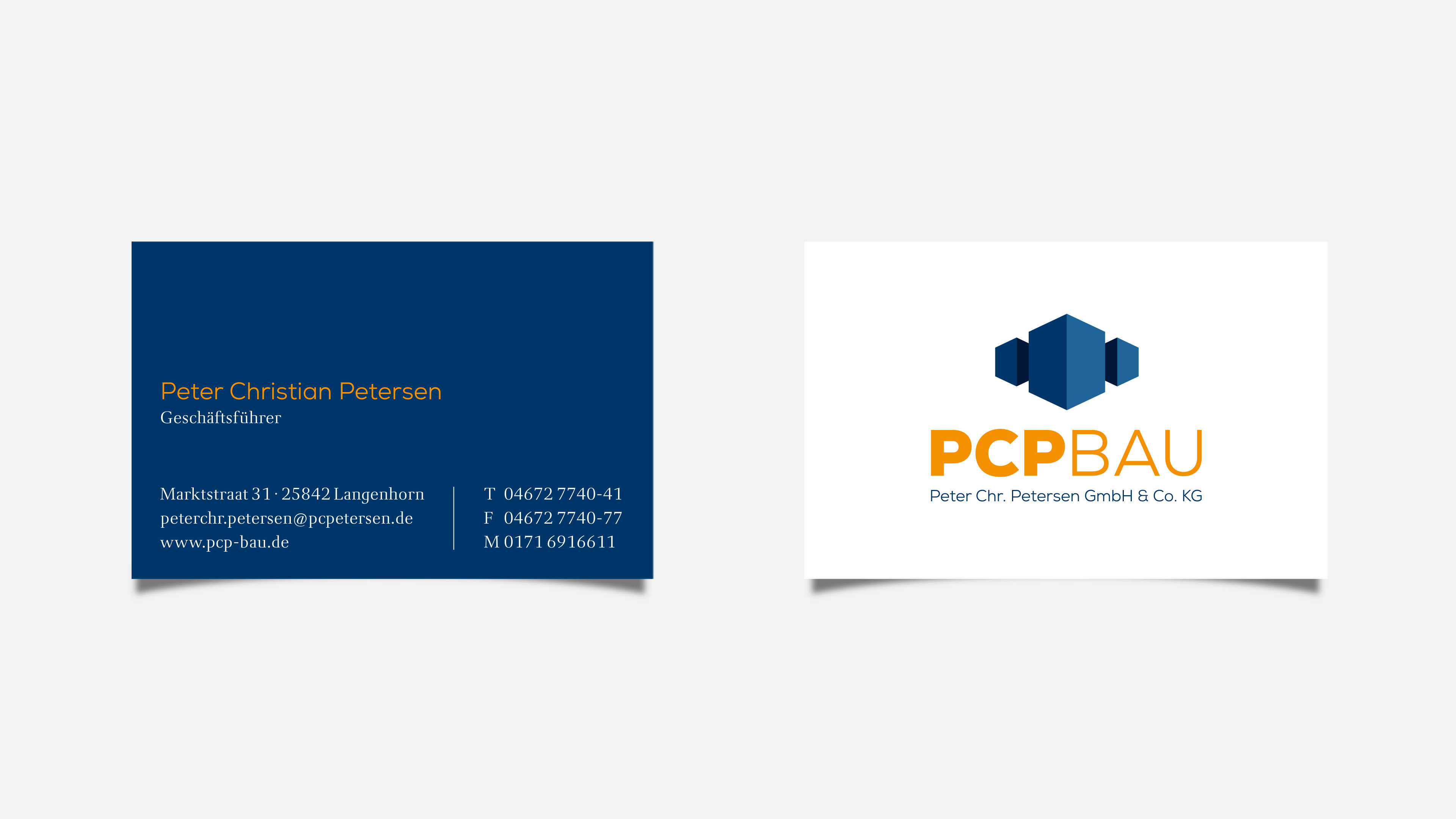 Visitenkarte von PCP Bau