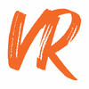 VR geschrieben in orangener Schrift