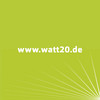Eine grüne Kachel mit der URL von Watt 2.0