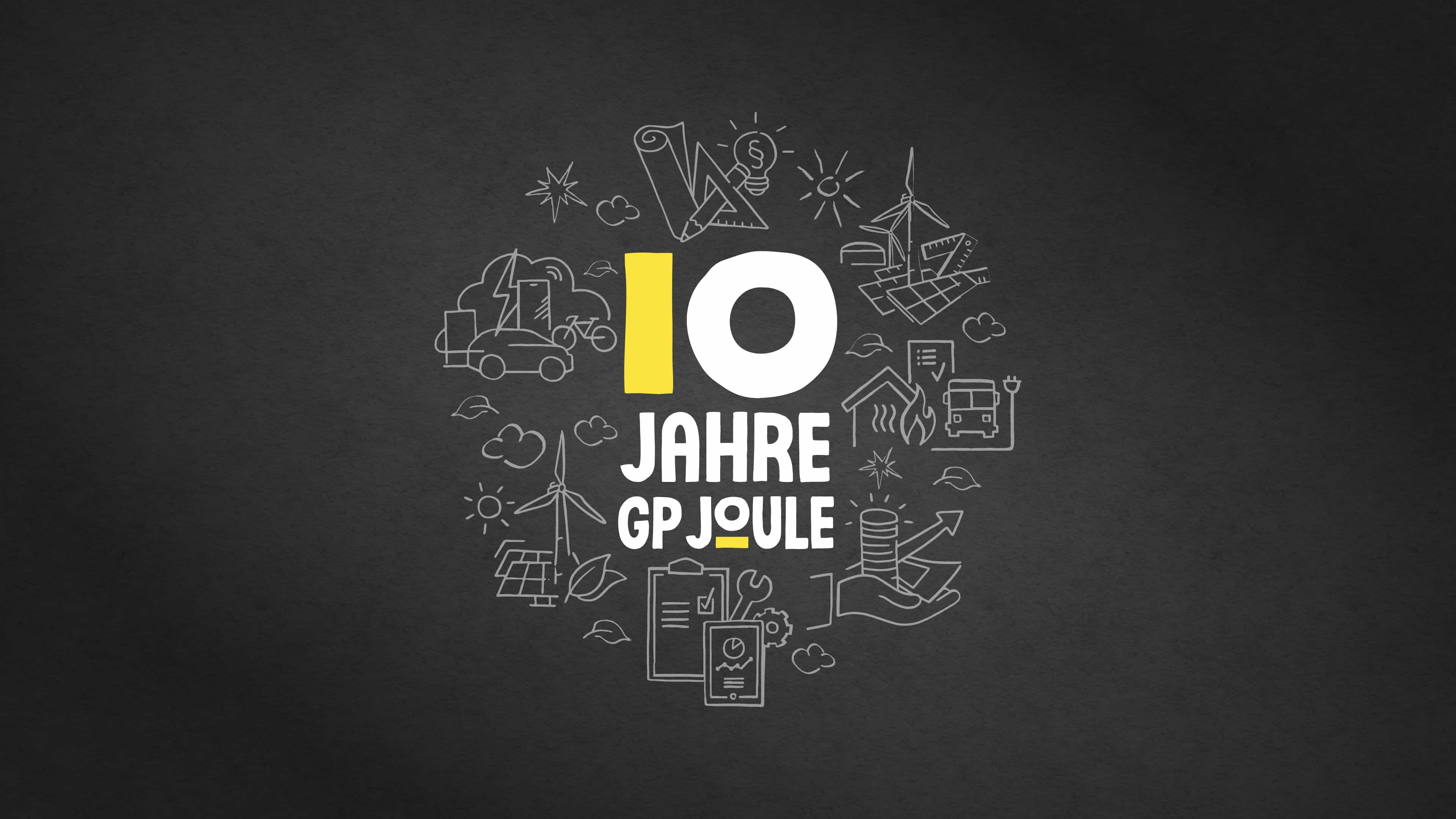Jubiläumsgrafik zu 10 Jahre GP Joule