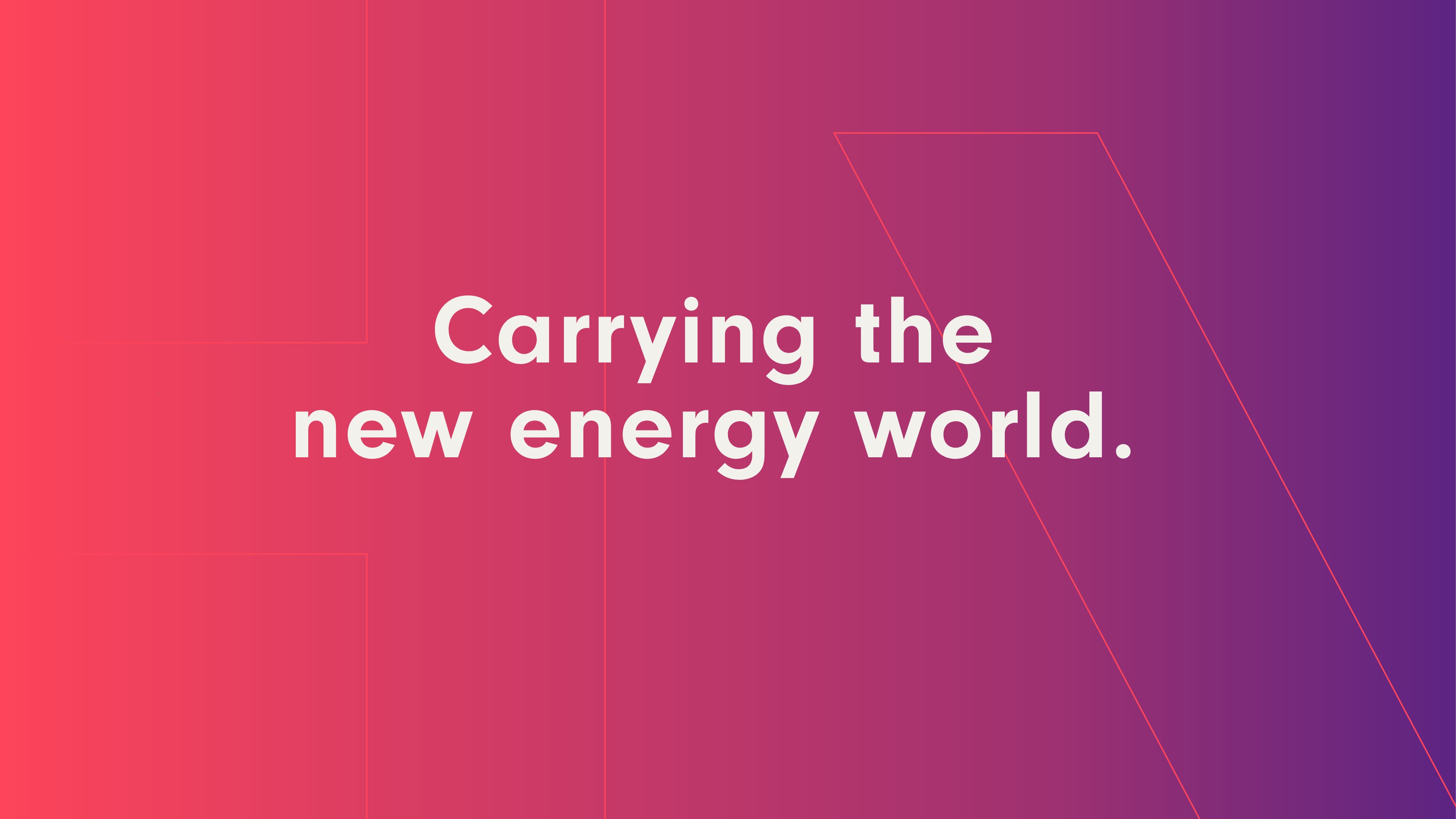 Headgrafik: "Carrying the new energy world"