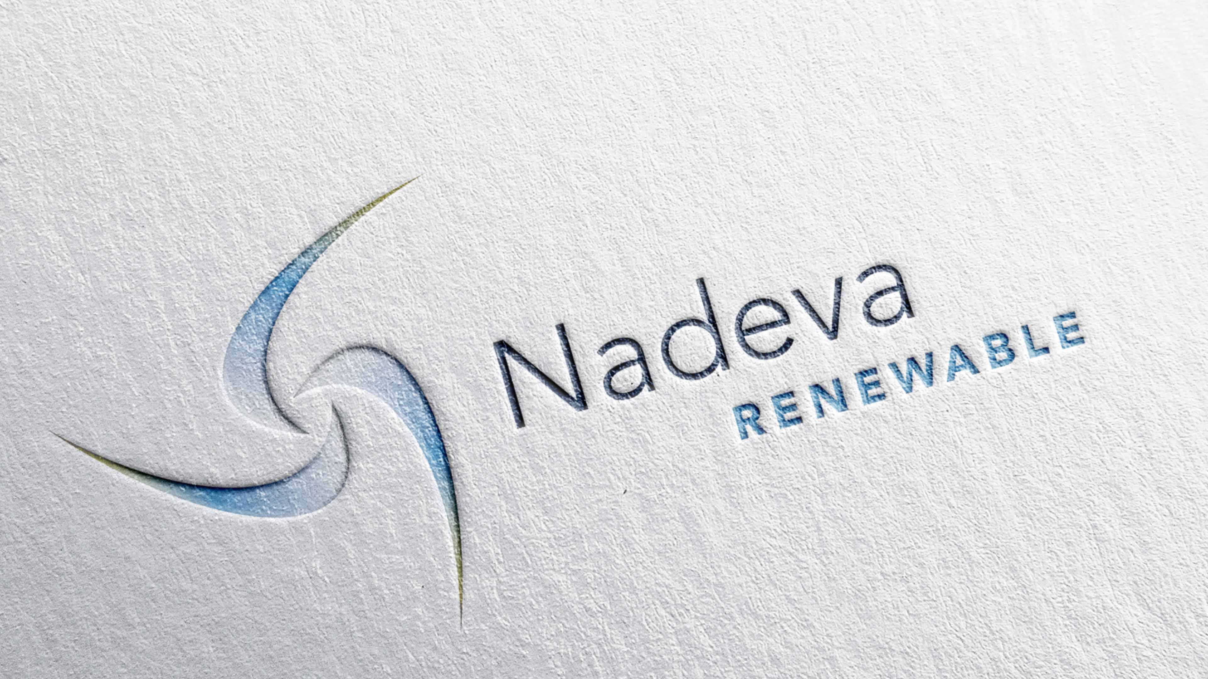 Nadeva Logo auf Papier