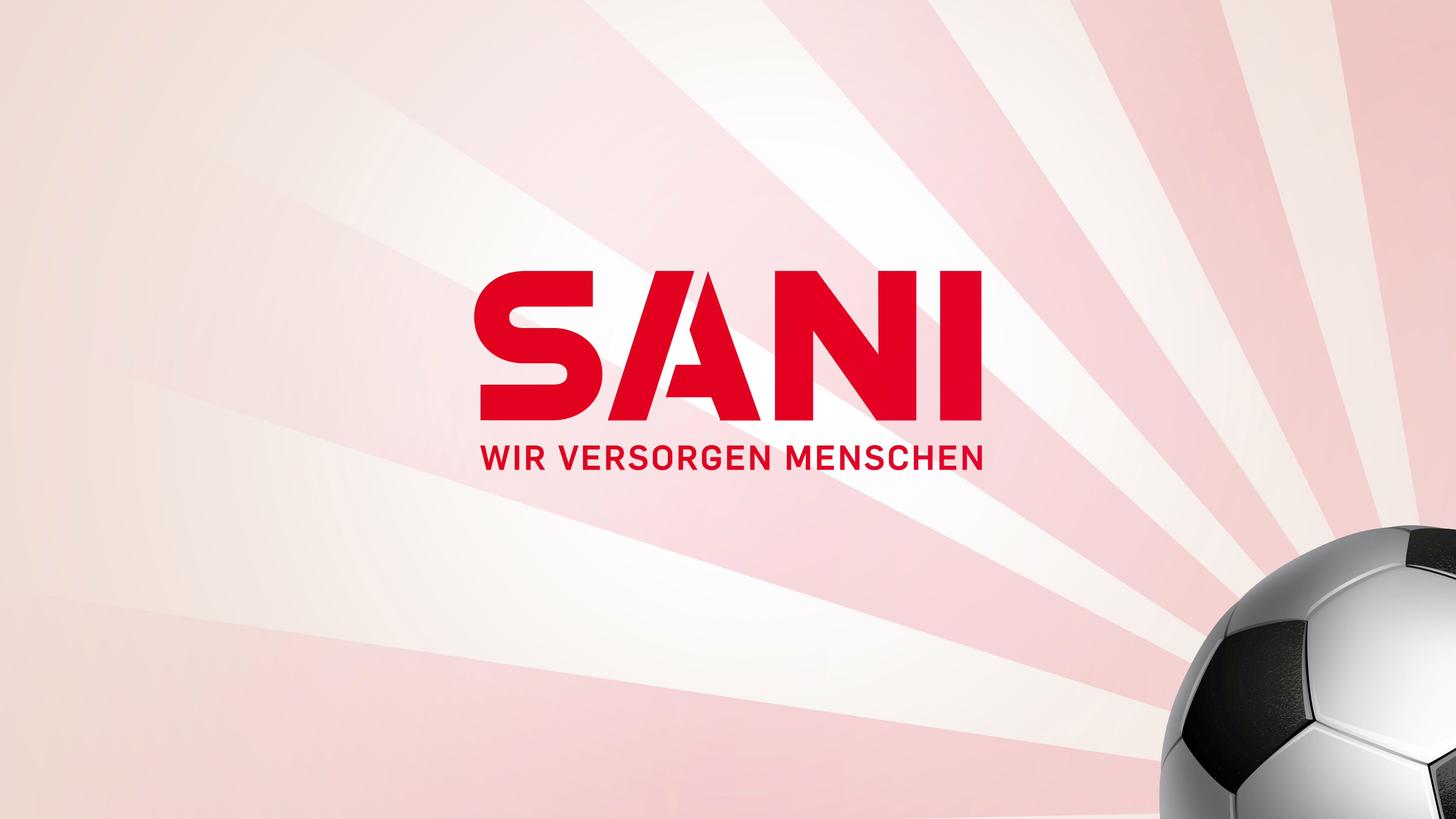 Sani Logo mit Fussball
