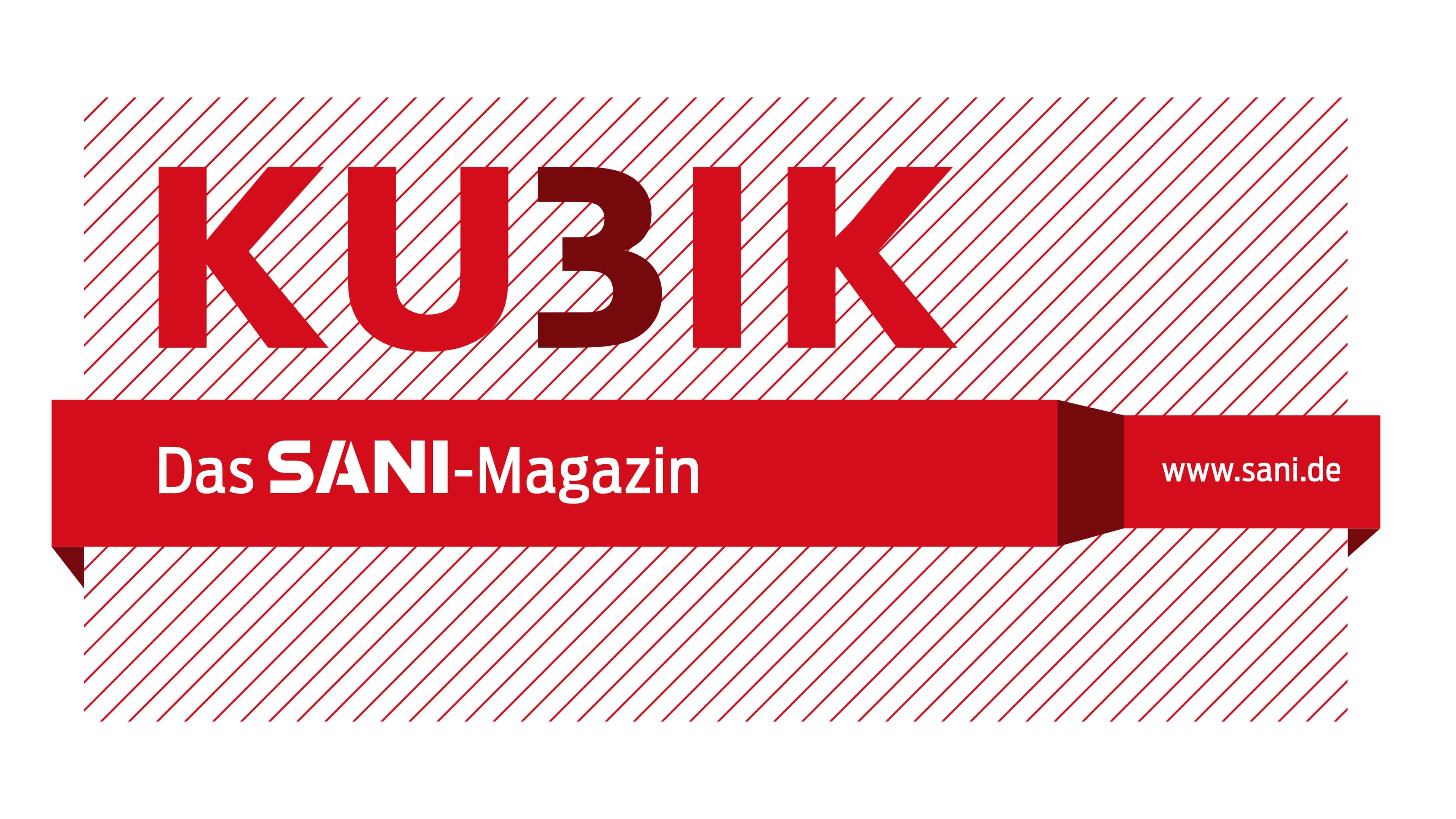 Kubik Magazin Logo in roten Farben