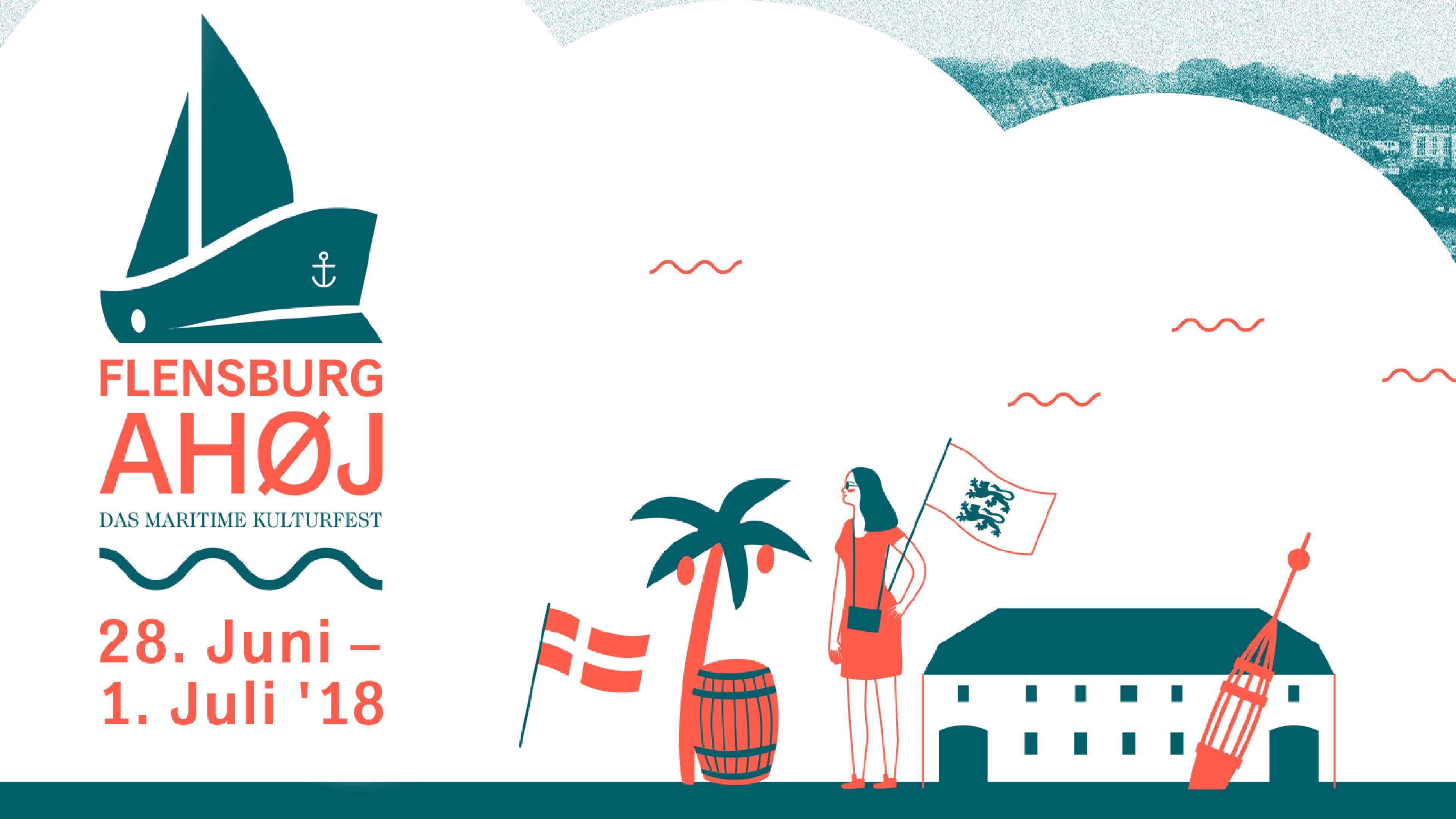 Flensburg Ahoi Illustration einer Veranstaltung