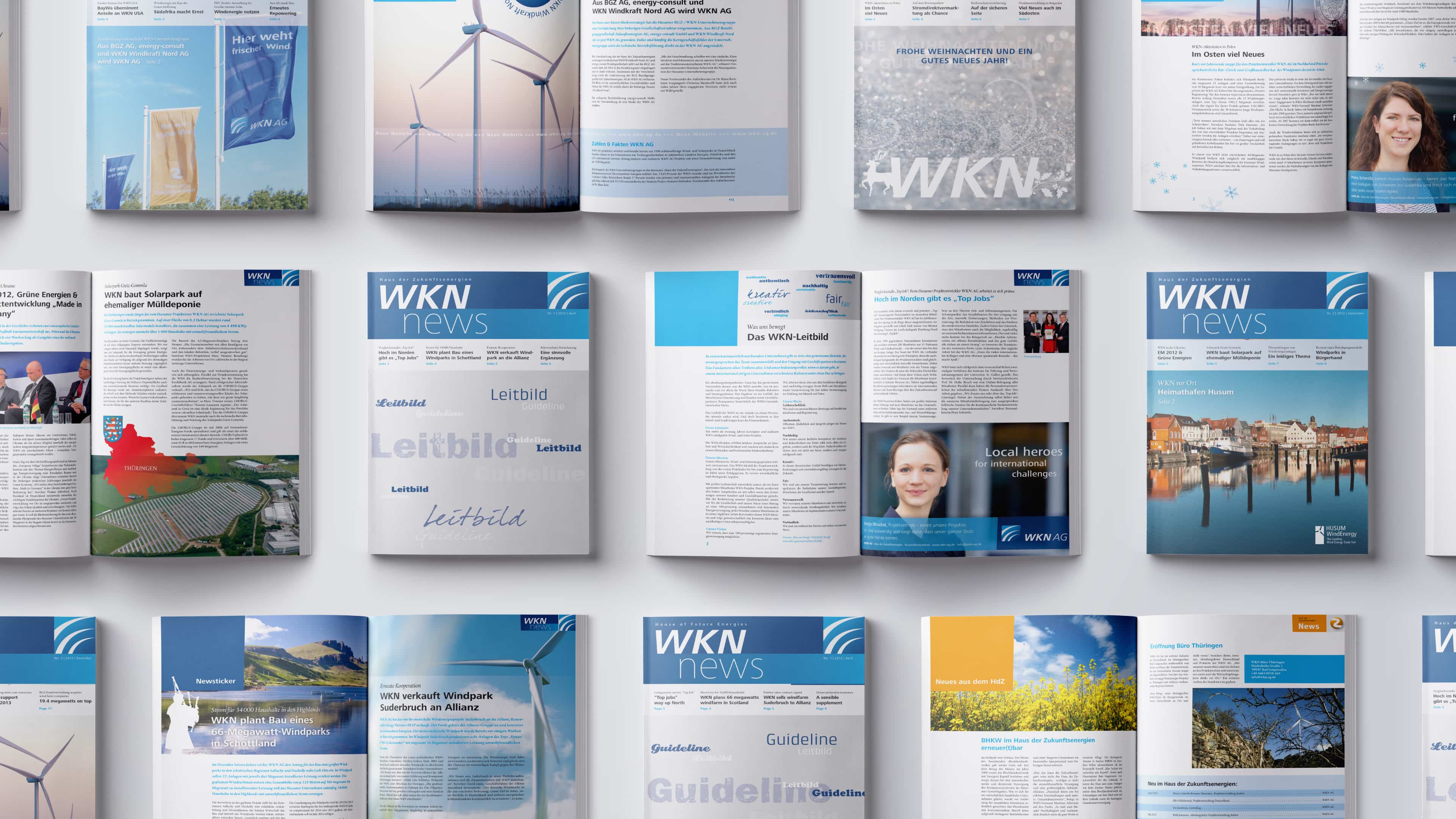 Aufgeschlagene Kataloge von WKN