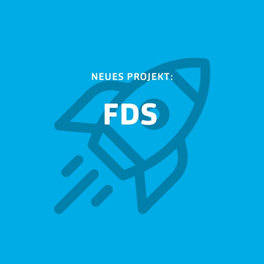 Blaue Kachel für Neukunde FDS