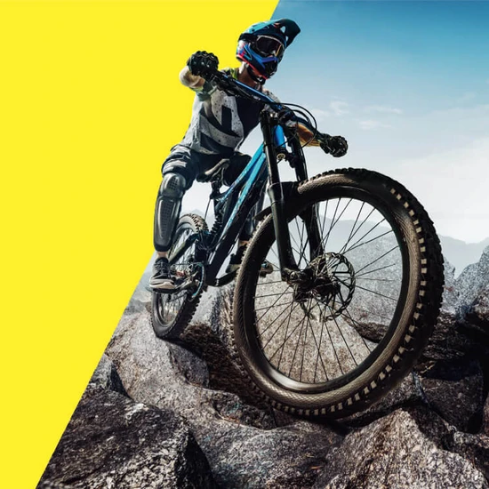 Person auf Motorcross