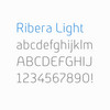Schrifttyp Ribera Light