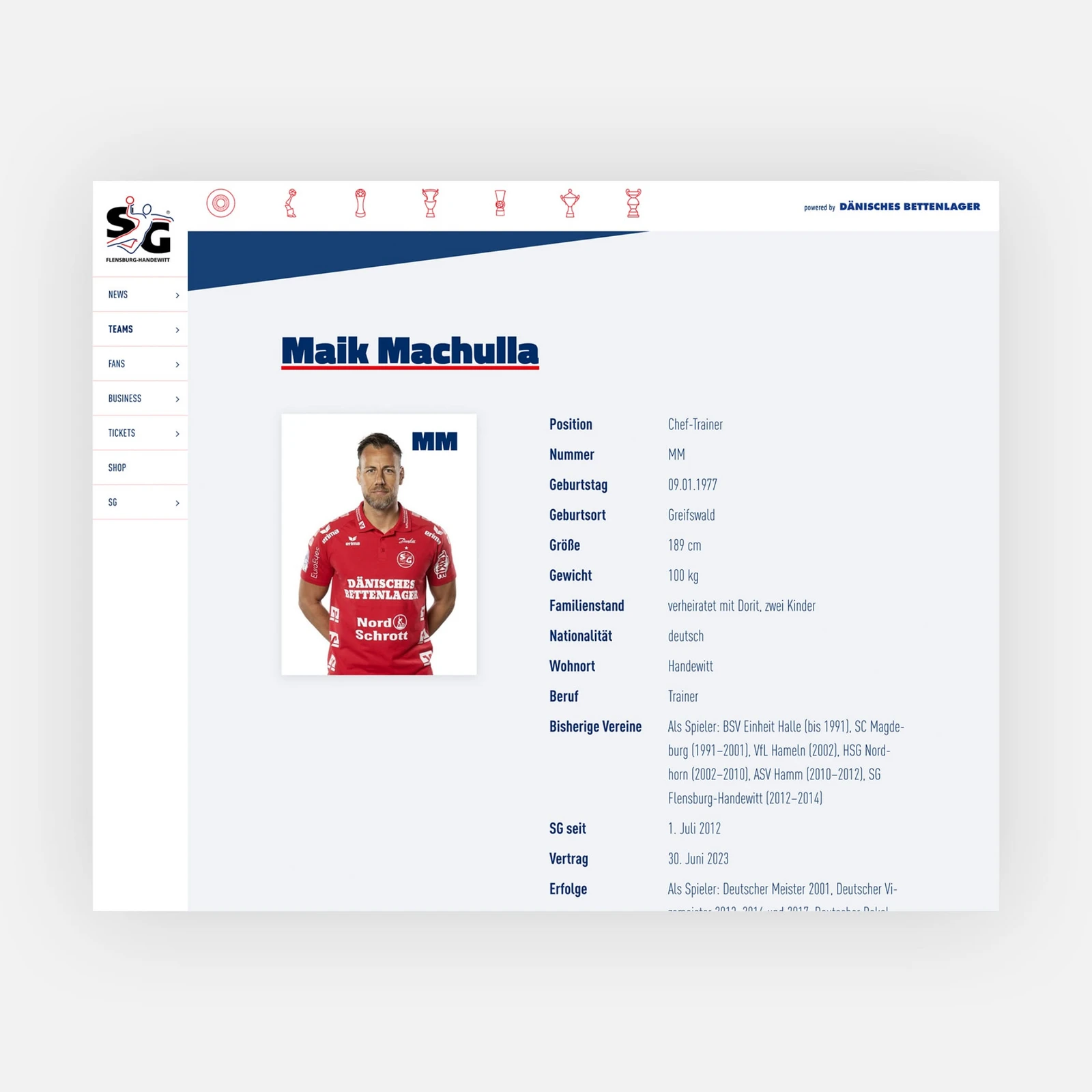 Online Spielerprofil von Maik Machulla