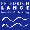 Blau weißes Logo von Friedrich Lange