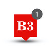 B3 im roten Quadrat
