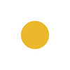 Gelber Kreis vor weißem Hintergrund