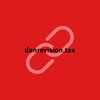 Schwarze URL danrevision.tax vor rotem Hintergrund