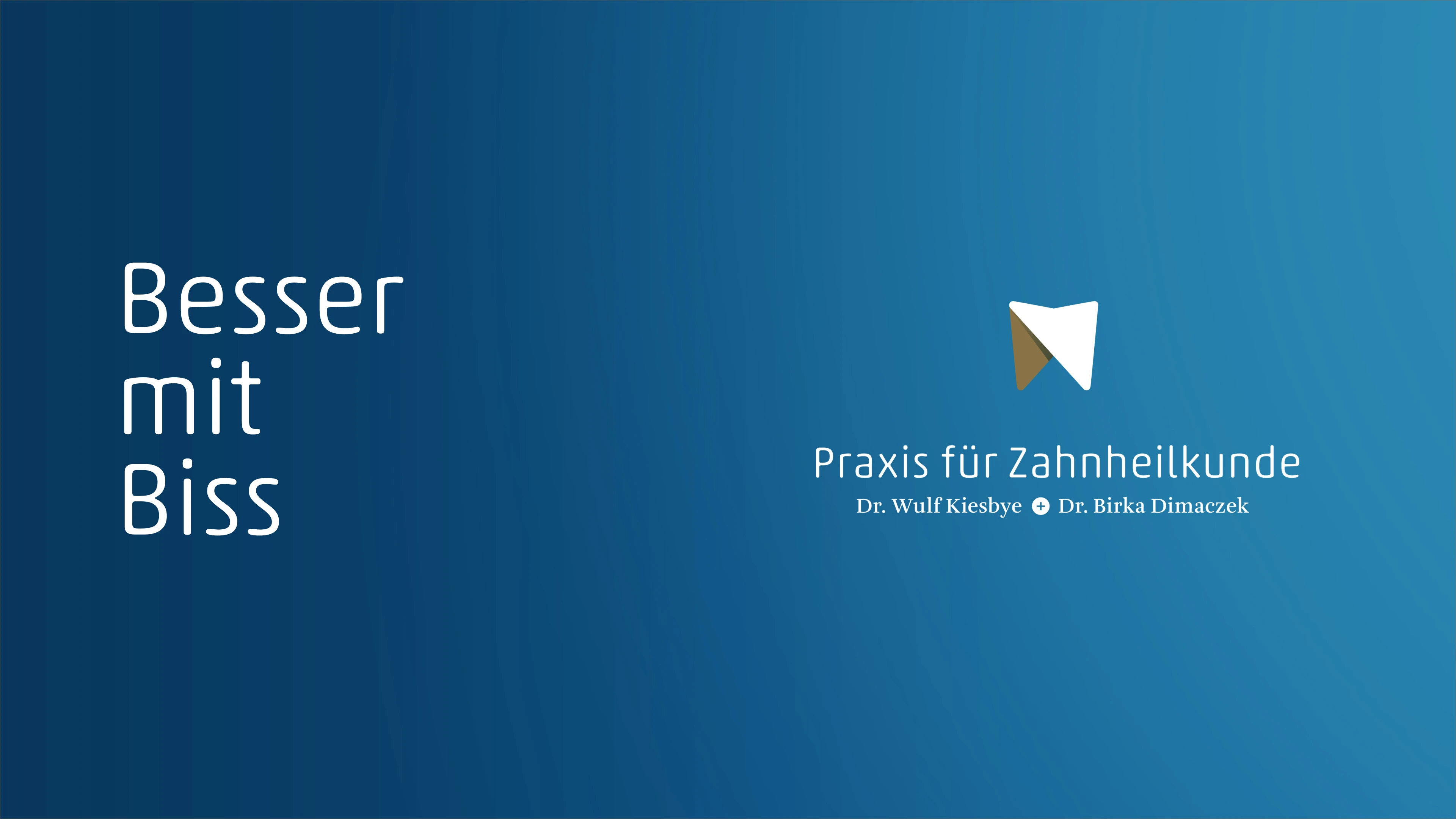 Logo und Spruch Besser mit Biss