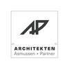 Schwarzes Logo zeigt AP Architekten Asmussen + Partner auf weißem Hintergrund