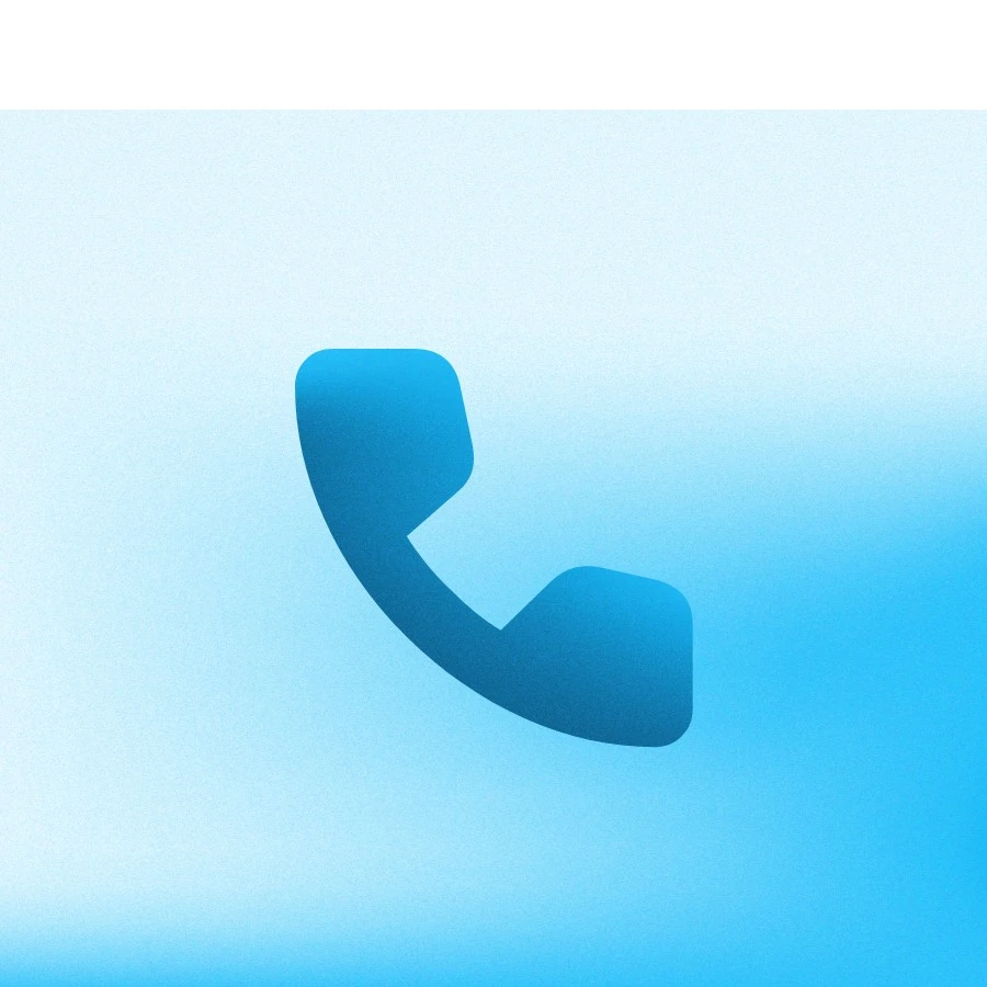 h2_einblicke_servicequalitaet_teaser_07.jpg Grafik dunkelblauer Telefonhörer auf hellblauem Hintergrund