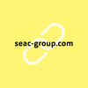 Seac Group URL mit gelben Hintergrund