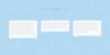 Weiße Kommentarfelder mit blauem Hintergrund