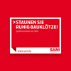Rote Werbekachel von Sani