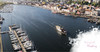 Luftbild der Flensburger Förde