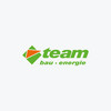Team Baucenter Logo mit zwei Schlagwörtern