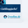 Text, Bild und Logo von crewline.de