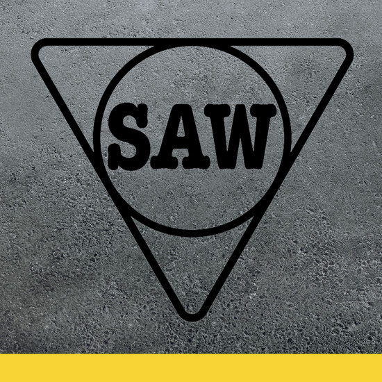 SAW Logo in einem Dreieck