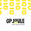 Gelb schwarzes GP Joule Logo