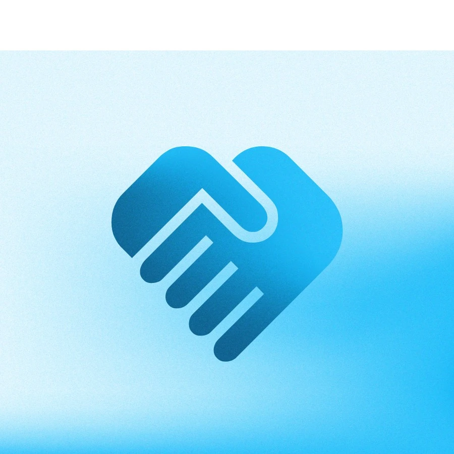 h2_einblicke_servicequalitaet_teaser_03.jpg Grafik dunkelblaues Händedruck-Symbol auf hellblauem Hintergrund