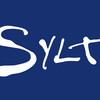Ein großes blaues Sylt Logo