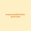 URL vom Scandipark mit orangenem Hintergrund