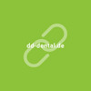 Weiße URL dd-dental.de vor grünem Hintergrund