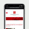 Thonfeld Immobilien Homepage in mobiler Ansicht