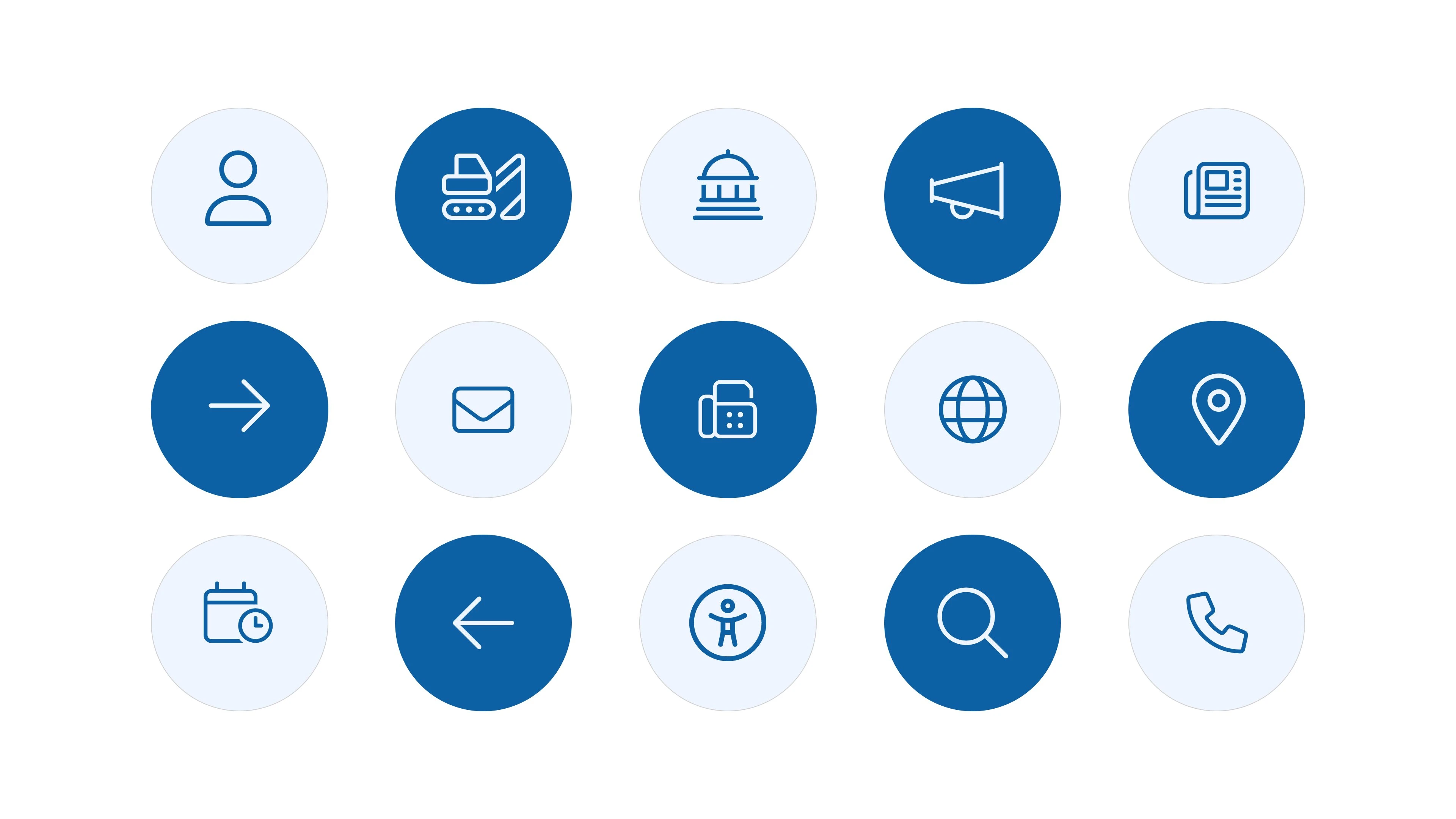 h2_amts_slider_02.jpg Verschiedene auf der Webseite verwendete Icons in weiß und blau.
