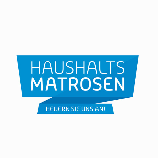 Blaues Logo von Haushalts Matrosen