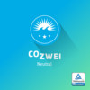 CoZwei Klima Kachel mit dem logo von Hochzwei