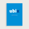 Blaues Titelblatt des ubix Corporate Designmanuals