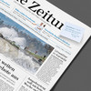 Obere Ecke des Titelblatts der Gelnhäuser Neuen Zeitung