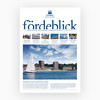 Das Fördeblick Magazin mit dem Sonwiker Hafen auf dem Cover