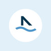 Weiß blaues Logo von Barth Yachts
