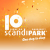 Scandipark Jubiläums Beitrag mit Konfetti und Scandipark Logo