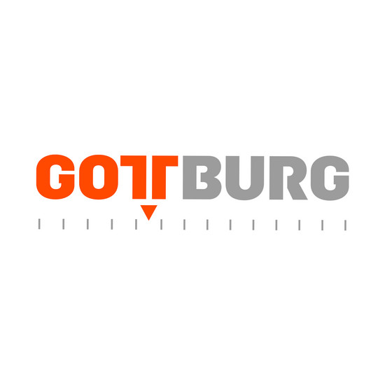 Gottburg Logo in grau orange