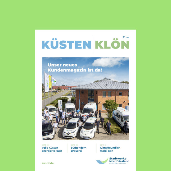 Küstenklön Magazin der Stadtwerke Nordfriesland
