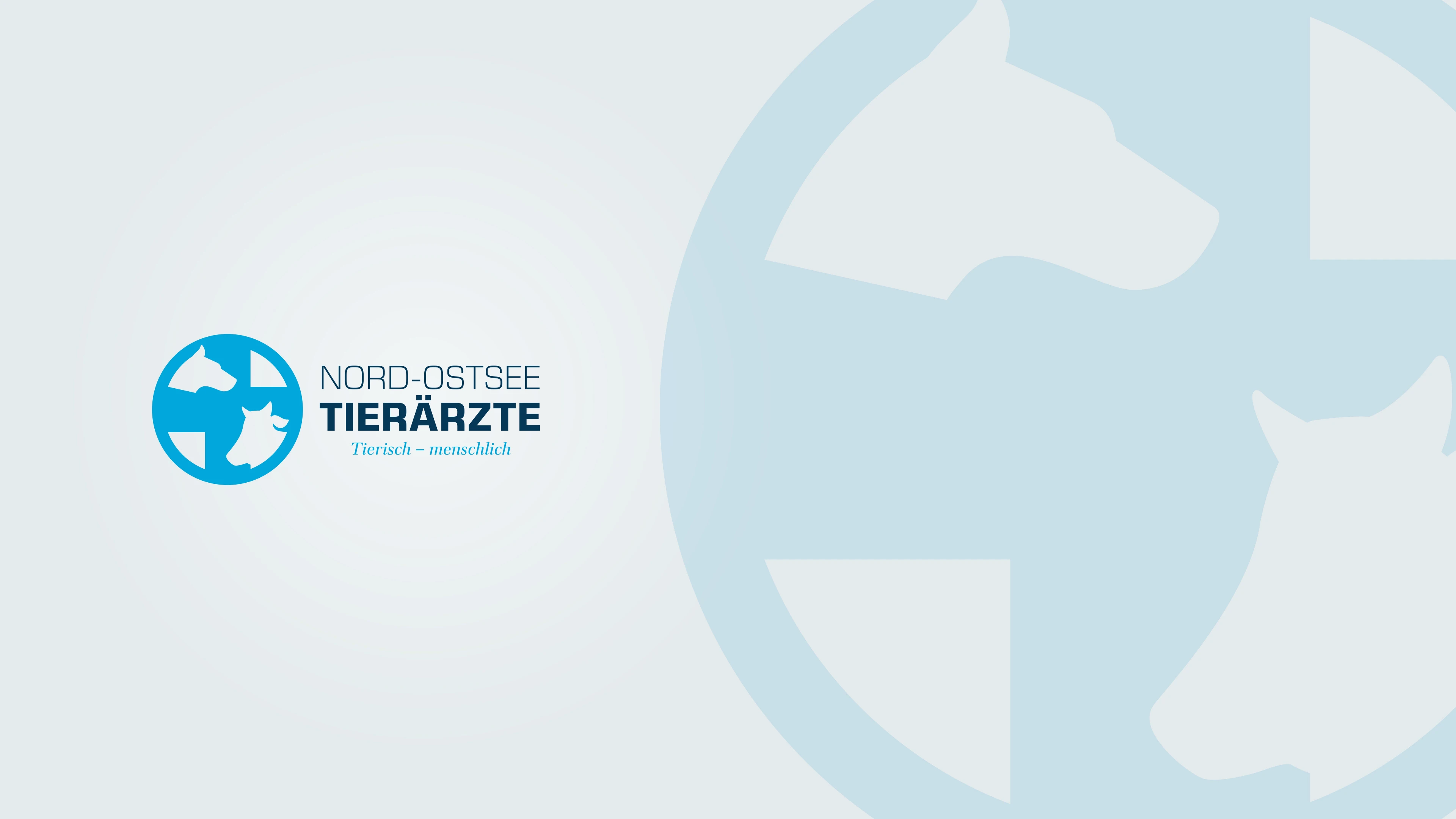 Kleines und großes Logo der Nord Ostsee Tierärzte