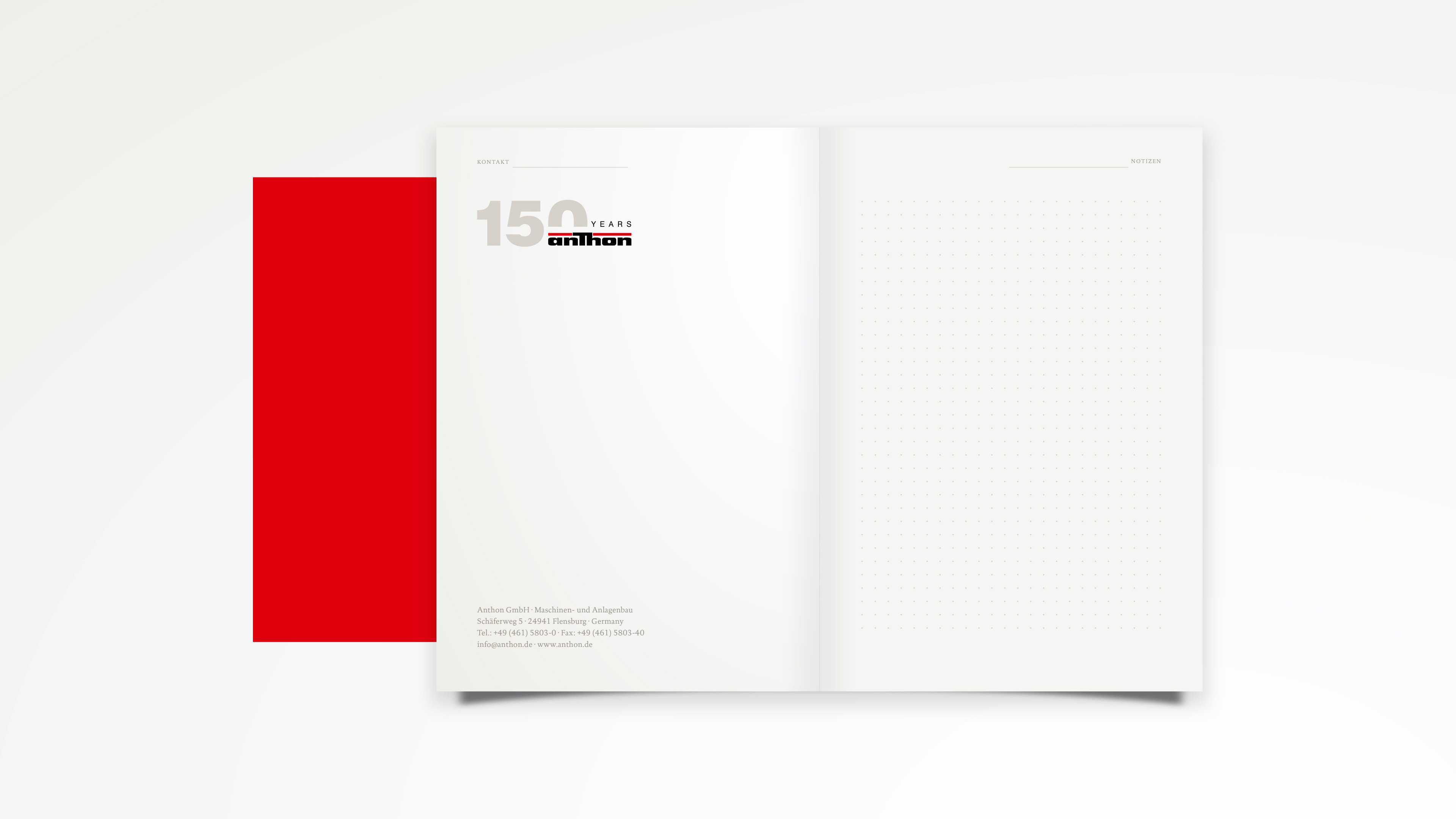 Blick ins rote Notizbuch der Anthon GmbH