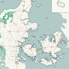 Landkarte von Dänemark